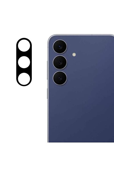 Techsuit Πλήρες Γυαλί Κάμερας - Samsung Galaxy S25 FE - Μαύρο