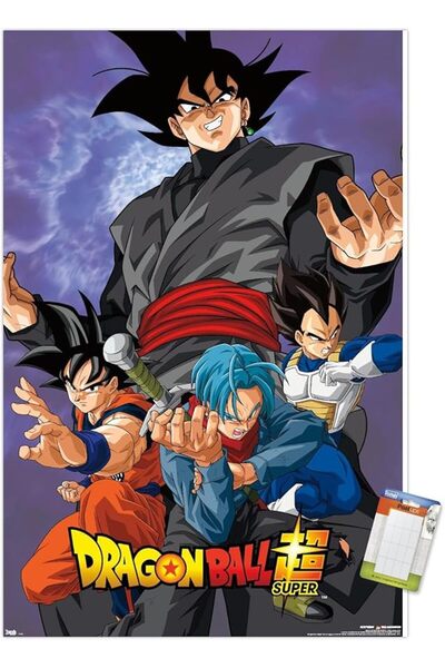 ESSESORIES Dragon Ball Super Villain Anime Poster Wall Art Room Decor Self Ad...
