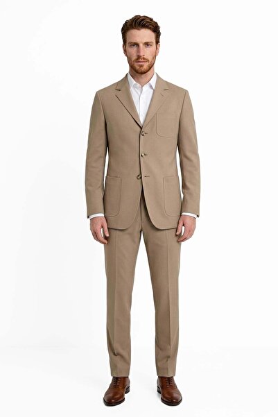 Uki BEJ Comfort Fit 6 Drop Takım Elbise