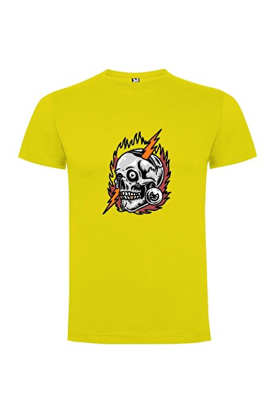 iLovePrints Thunderhead Skull Design Tshirt
