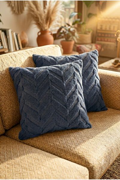 Gizo Home Soft Embossed Textured 2-Piece Throw Pillow Cover Bohemian Punch Pu...