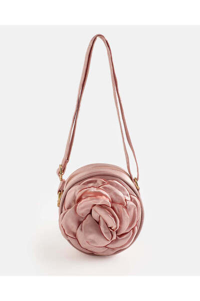 REDTAG Girls Pink Floral Crossbody Bag