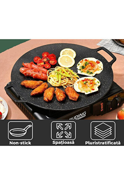 OEM Plita japoneza, 32 cm, invelis antiaderent constructie pluristratificata,...
