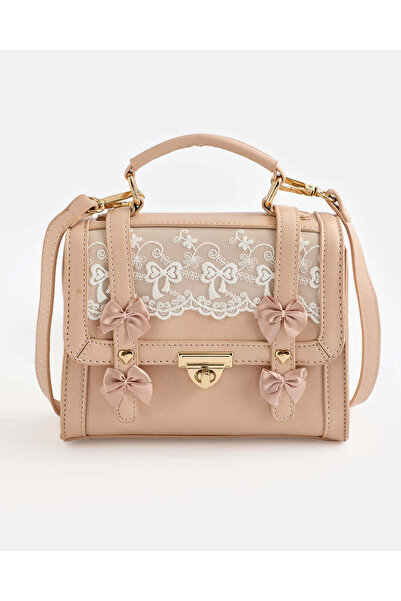 REDTAG Girls Pink Embellished Handbag