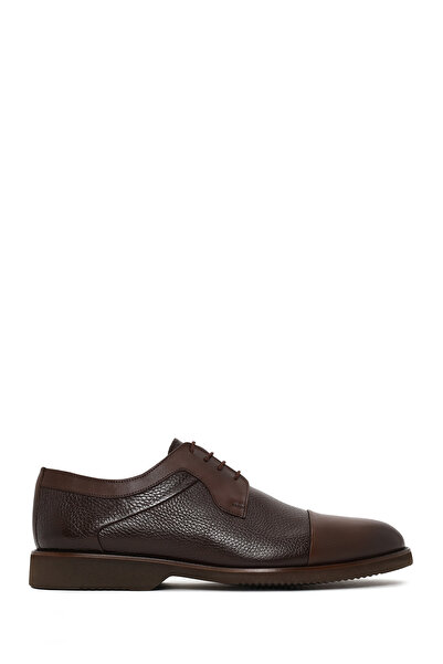 Derimod Men's Brown Lace-Up Leather Casual Shoes 26Sfd671014