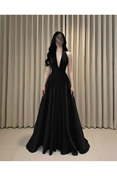 BASMA FASHION فستان ريفال الأسود 365