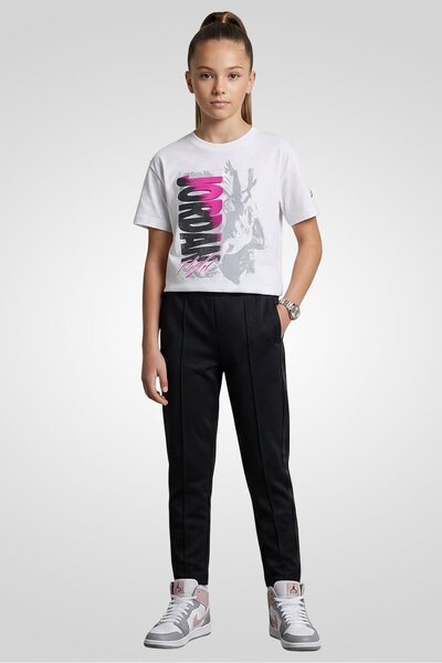 Nike Kids Girl Brand Logo Short Sleeve Outdoor T-Shirt, White