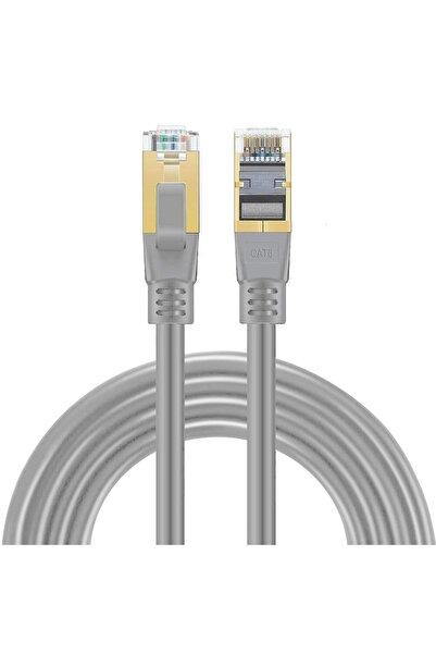 Inca كابل توصيل رمادي اللون بطول 10 أمتار من نوع CAT8 S/FTP ICAT8-10G