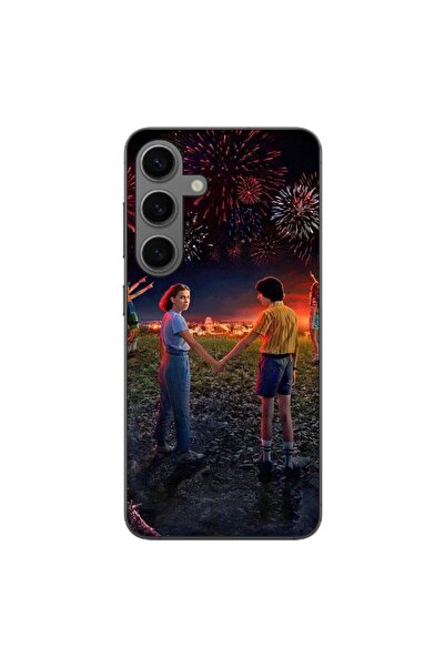 OEM Husa compatibila cu Samsung Galaxy S24 FE Silicon Gel Tpu Model Stranger ...