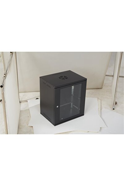 AREY TEKNOLOJİ Racksan SE-6412S 12U خزانة مثبتة على الحائط (600-530-400) رف +...