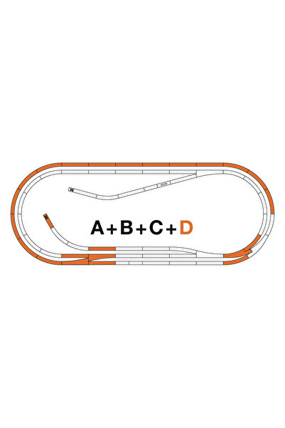 Roco Set de extensie linie "D" - H0 42022