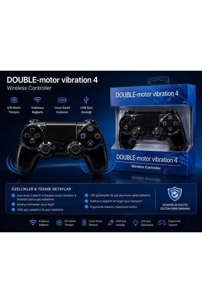PS4 Dualshock 4 V2 🎮 - Ergonomik Kontrol ile Oyun Keyfi