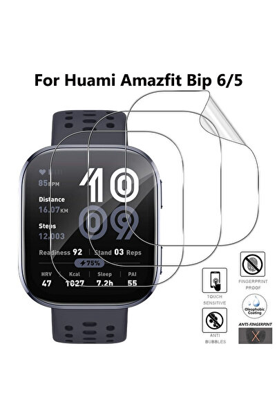 Choice1 For Amazfit Bip 5 3PCS Clear HD Film Screen Protector For Huami Bip 5...