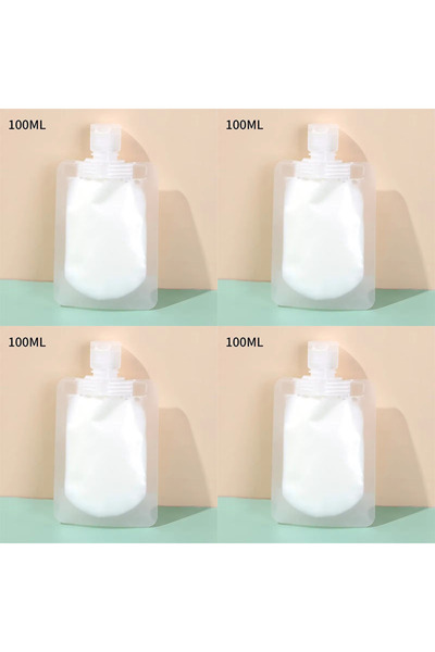 Choice9 4pcs 100ml 2-10Pcs Shampoo Makeup Fluid Sub Bottle Packaging Bottle P...