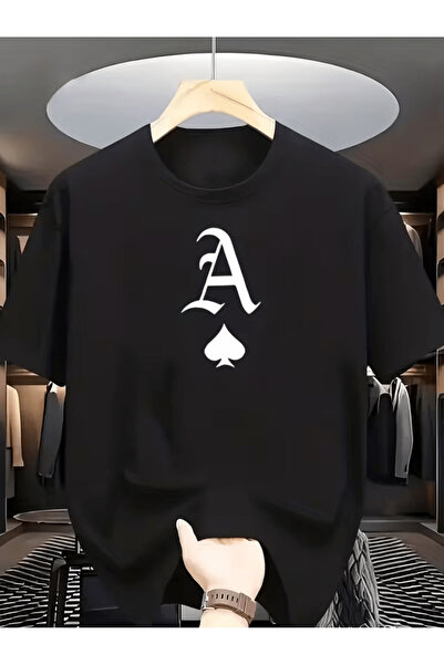 NOURAM تي شيرت بتصميم إبداعي على شكل حرف "A" بنمط قوطي، أنيق وغني بالرائحة ال...