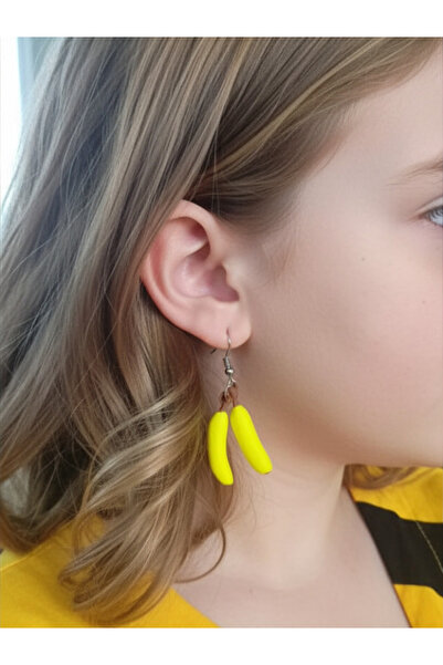 Fullment Girl's Earrings with Cute Banana Figure - Joyful Fruit Series Dangle...