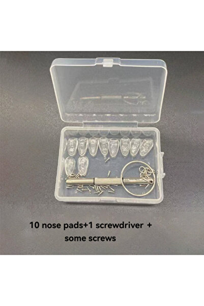 Choice 1 set 10pcs Soft Silicone Nose Pads For Glasses With Screwdriver-Non-S...