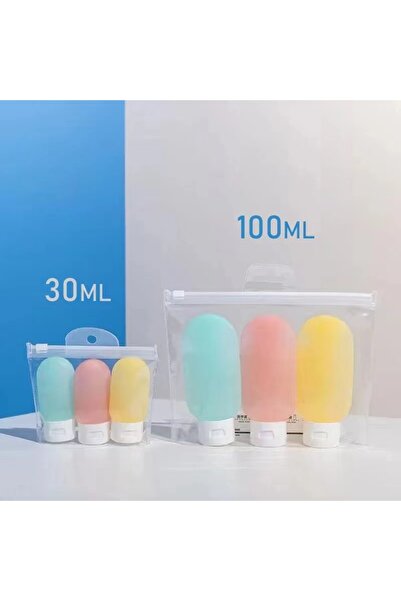 choice2 3PCS 100ml 3/4Pcs/Set 30/60/100ml Soft Lotion Refillable Bottle Porta...