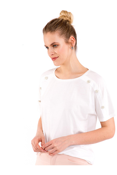 LC Waikiki Tricou de damă brodat, croială standard