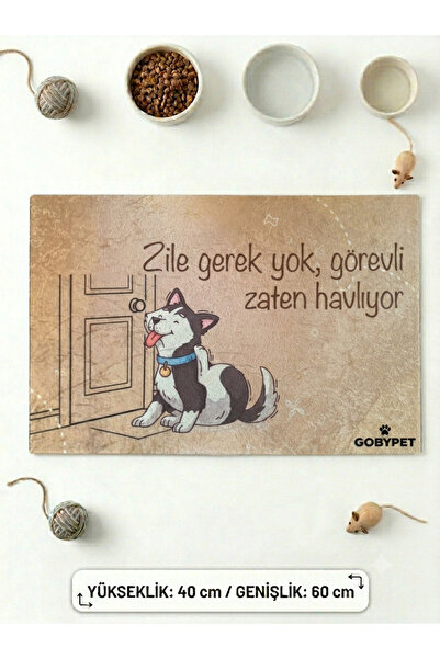 BONYPET KEDİ VE KÖPEK MAMA KABI ALTI VEYA KAPI PASPASI 40*60 cm