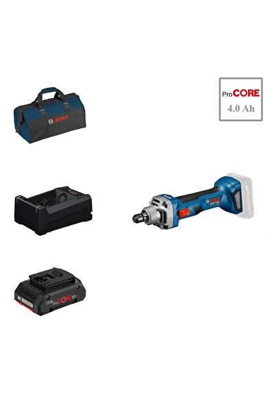 Bosch GGS 18V-20 1x4 Ah ProCORE Akülü Kalıpçı Taşlama Bez Çantalı