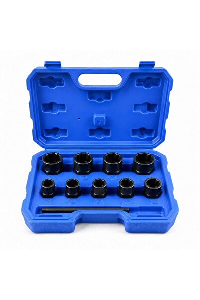 GEBOTOOLS SET TUBULARE PENTRU SURUBURI UZATE 9-19MM 11 PIESE GEBO TOOLS