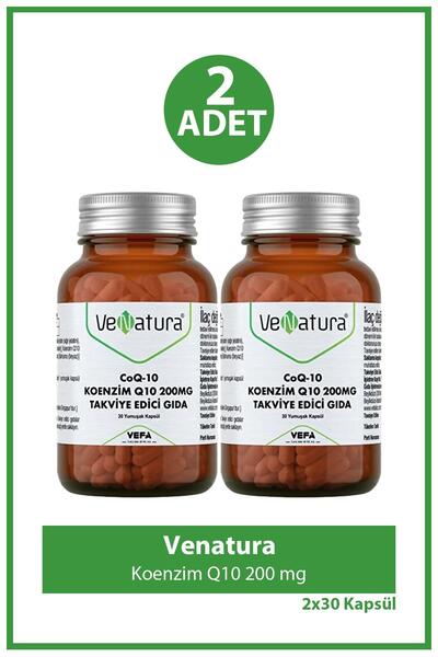 VeNatura Koenzim Q10 200 mg 30 Kapsül 2 Adet