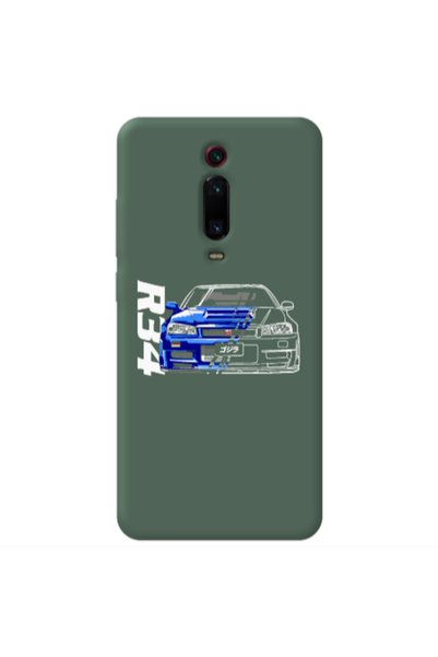 Other Xiaomi Mi 9T Pro Blue R34 Dark Green Colored Silicone TPU Θήκη