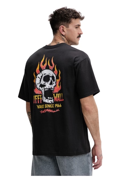 Vans Off The Wall Fever T-Shirt VN000VW0BLK1 – Black