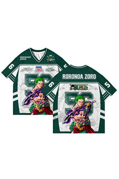 DENOKMODA Anime One Piece Full Baskılı Unisex Jersey FORMA