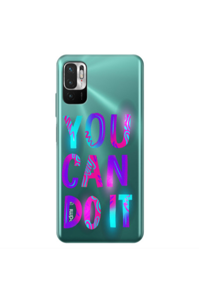 Other Xiaomi Redmi Note 10 Pro 5G You Can Doit Transparent Silicone TPU Θήκη