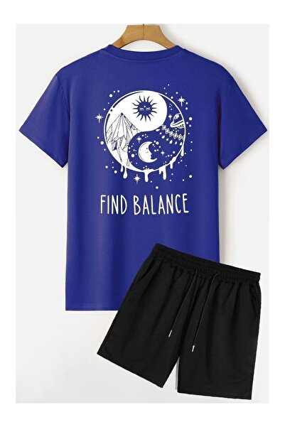 ZEMLİYA Sara Unisex Oversize Shorts Set Short Sleeve T-Shirt Comfortable Fit ...