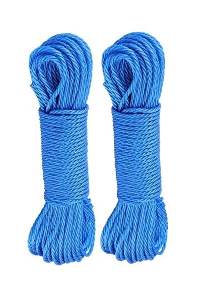 Generic 2 Pack Nylon Clothesline Rope 4mm x 13m – Blue