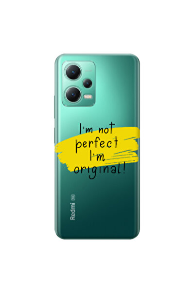 Other Xiaomi Redmi Note 12 Pro Plus 5G I m not perfect Transparent Silicone T...
