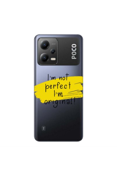 Other Xiaomi Poco X5 I m not perfect Transparent Silicone TPU Θήκη