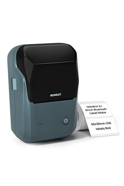 NiiMbot smart θερμικός εκτυπωτής ετικετών B1, 203dpi, Bluetooth, μπλε