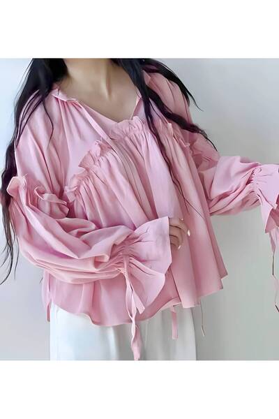 1way French Style Luxury Blouse with Italian Flair