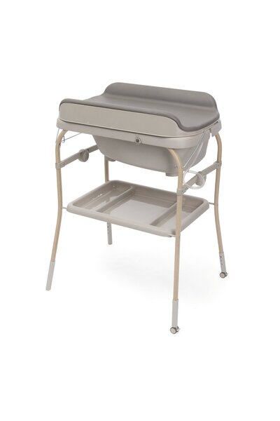 Chicco SoftBuble маса за повиване и вана, скандинавски, 0 месеца+