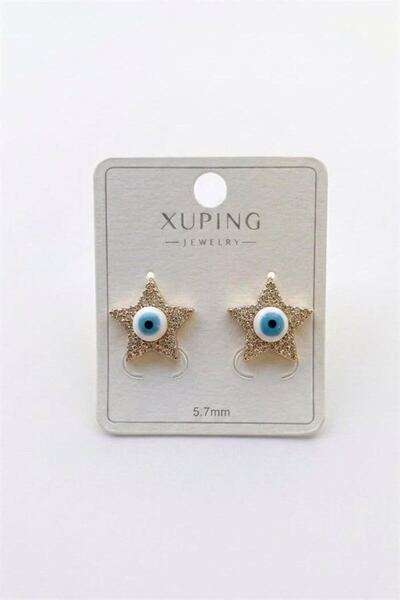 atastore2017 Nazar Yıldız Earrings - Gold