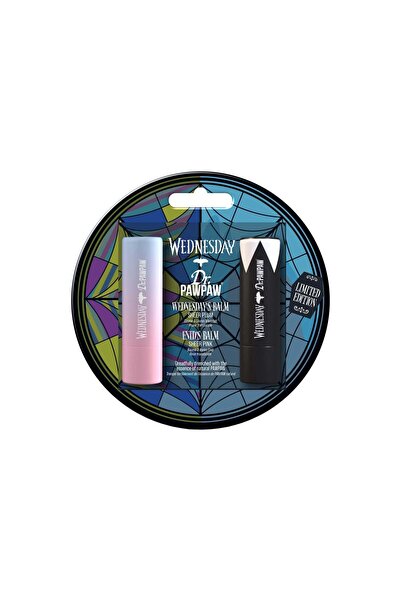 Dr.Pawpaw Σετ 2 βάλσαμα χειλιών, Wednesday Sheer Plum & Enid Sheer Pink, Wedn...