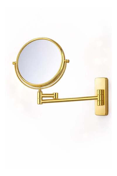Generic Enhance your beauty routine with our luxurious gold wall-mounted magn...