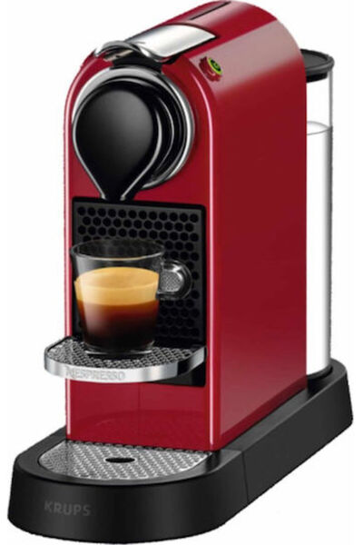 Krups Καφετιέρα Citiz Pod Nespresso Πίεση 19bar Κόκκινο Κωδικός: XN7415V