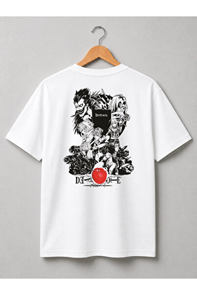 Grafftee Clothing Tricou casual unisex din bumbac premium cu design anime Dea...