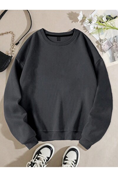 luci sports 3 Yarn Oversize Crewneck Sweatshirt