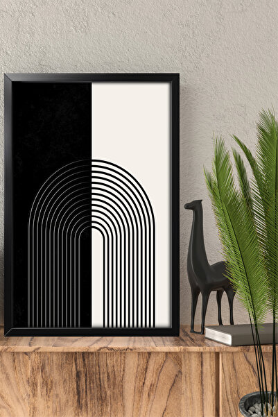 Erfa Concept Ahşap Çerçeve Görünümlü MDF Tablo Çalışma Odası Modern Bauhaus S...