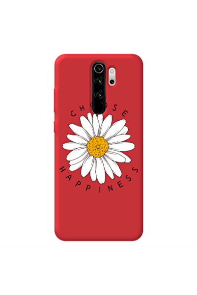 Other Xiaomi Redmi Note 8 Pro Chose Happines Red Colored Silicone TPU Θήκη
