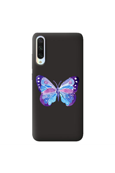 Other Xiaomi Mi 9 Lite Big Butterfly Black Colored Silicone TPU Θήκη
