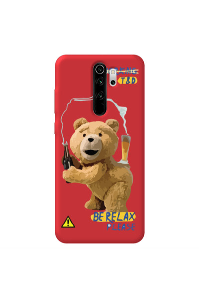 Other Xiaomi Redmi Note 8 Pro Be Relax Red Colored Silicone TPU Θήκη