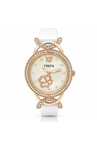 Watch Ceas pentru femei, Casual Francesca di Geneva, Alb, FF361