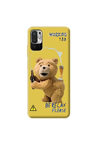 Other Xiaomi Redmi Note 10 Pro 5G Be Relax Yellow Colored Silicone TPU Θήκη